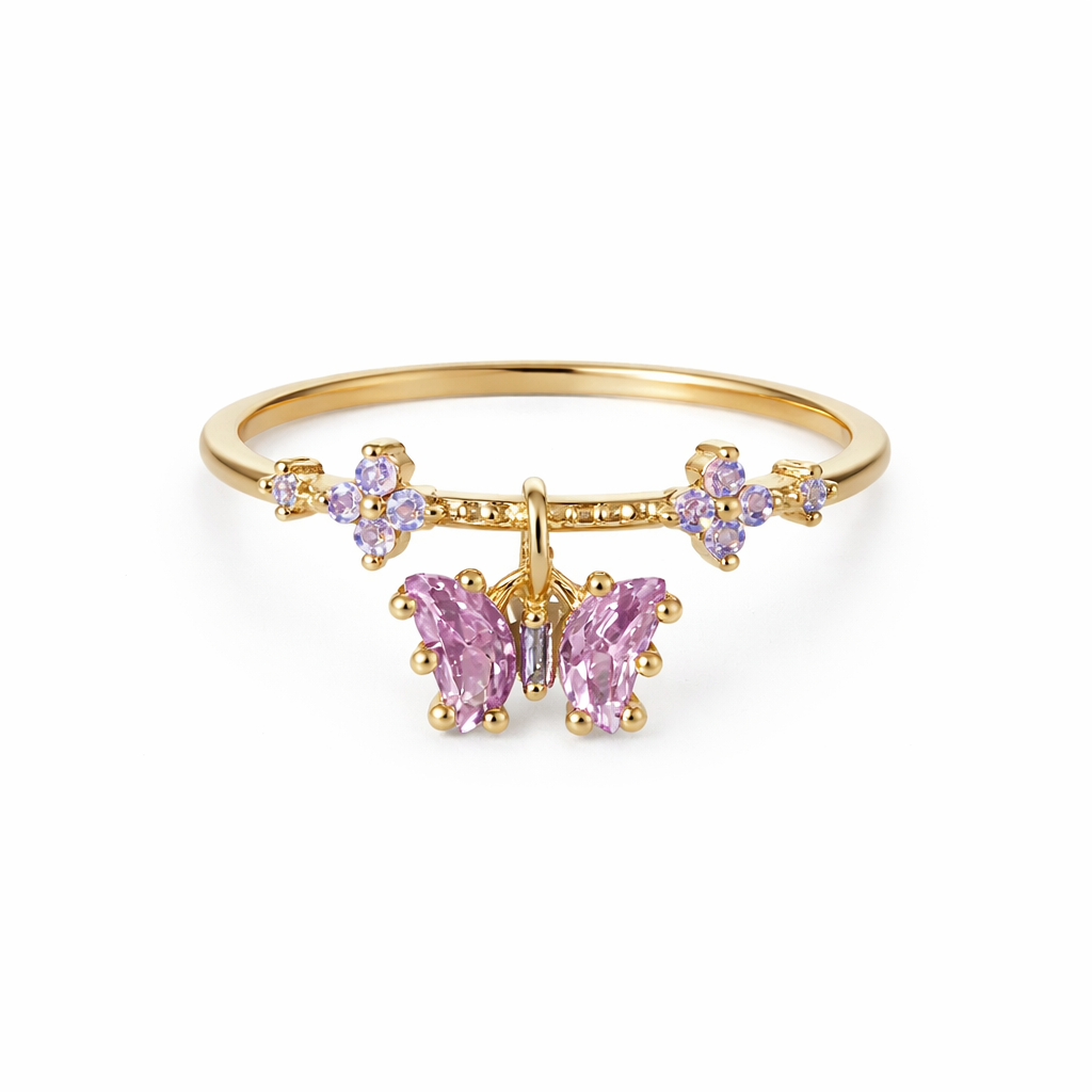 Lilac Papillon Ring